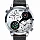 Pánské hodinky Oulm Dual Navigator New - stříbrné