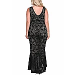 Plus size šaty Molly - černé Plus size šaty Molly - černé