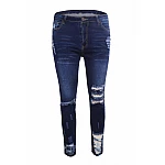 Skinny rifle Skylar s potrhaným efektem - tmavě modré Skinny rifle Skylar s potrhaným efektem - tmavě modré