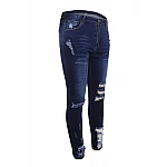Skinny rifle Skylar s potrhaným efektem - tmavě modré Skinny rifle Skylar s potrhaným efektem - tmavě modré