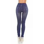 Trendové Jeans Style legíny - světlemodré Trendové Jeans Style legíny - světlemodré