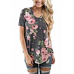Dámské triko Floral - šedé Dámské triko Floral - šedé