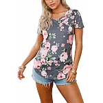 Dámské triko Floral - šedé Dámské triko Floral - šedé