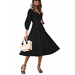 Stylové dámské šaty Alessia - černé Stylové dámské šaty Alessia - černé