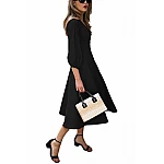 Stylové dámské šaty Alessia - černé Stylové dámské šaty Alessia - černé