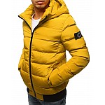 Prošívaná zimní pánská bunda - žlutá vtx2310