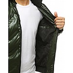 Zajímavá pánská zelená bunda s kapucí vtx3441