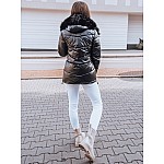 Prošívaná dámská zimní bunda černá VTY2401