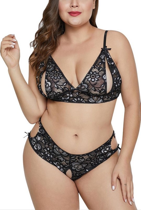 Dámské plus size spodní prádlo - set