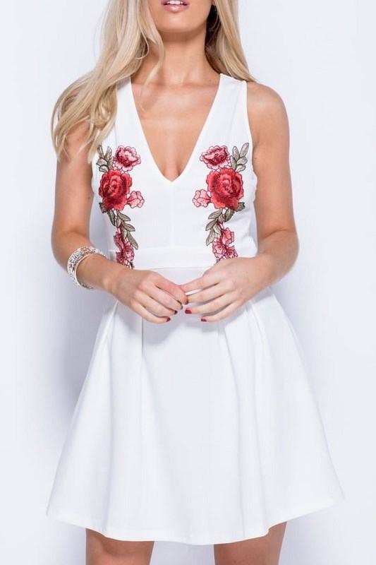 Dámské bílé šaty Rose