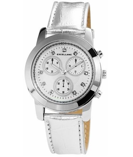 Dámské hodinky Excellanc White - stříbrné