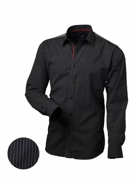 Pánská košile pruhovaná černá