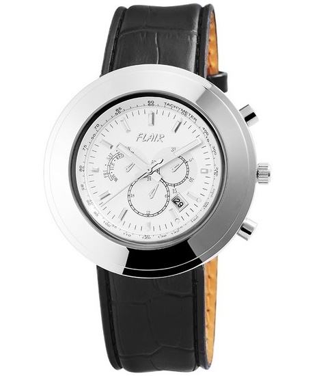 Pánské hodinky Flair - černé / stříbrné