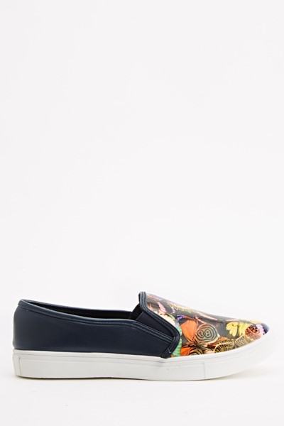 Dámské boty Slip On - modré