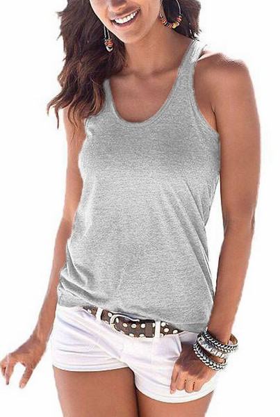 Dámský top tričko Mona - šedé