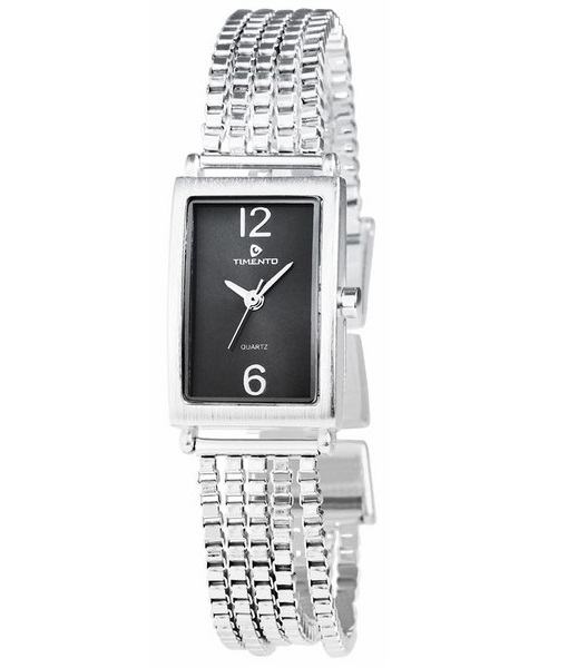 Dámské luxusní hodinky Timento stříbrné