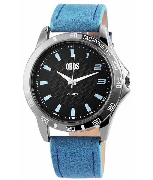 Pánské hodinky QBOS modré