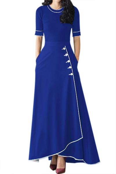 Dámská maxi sukně Sierra - modrá