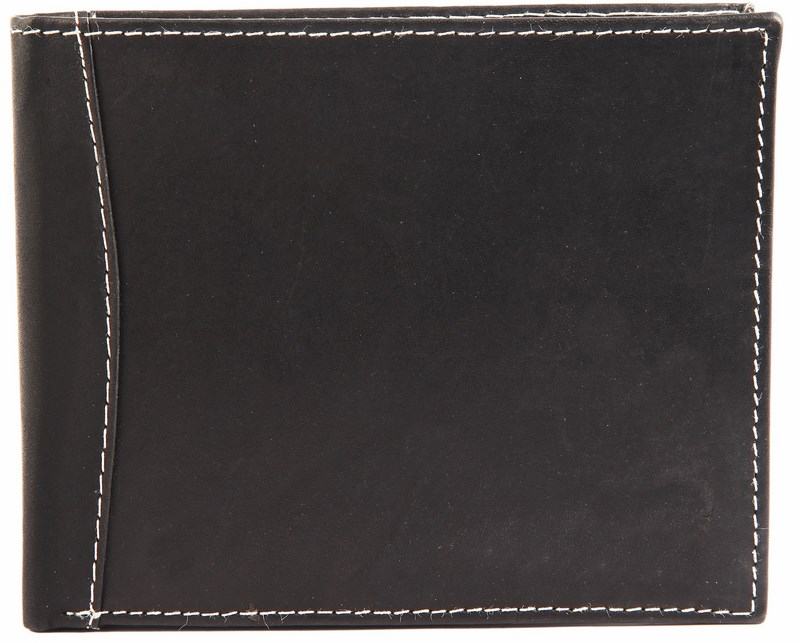 Pánská kožená peněženka - černobílá