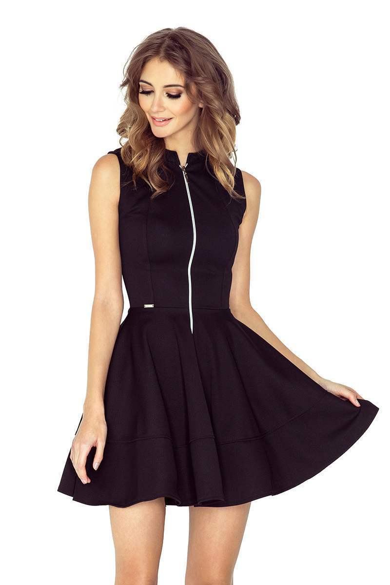 Nevšední dámské šaty Caprice černé 123-12