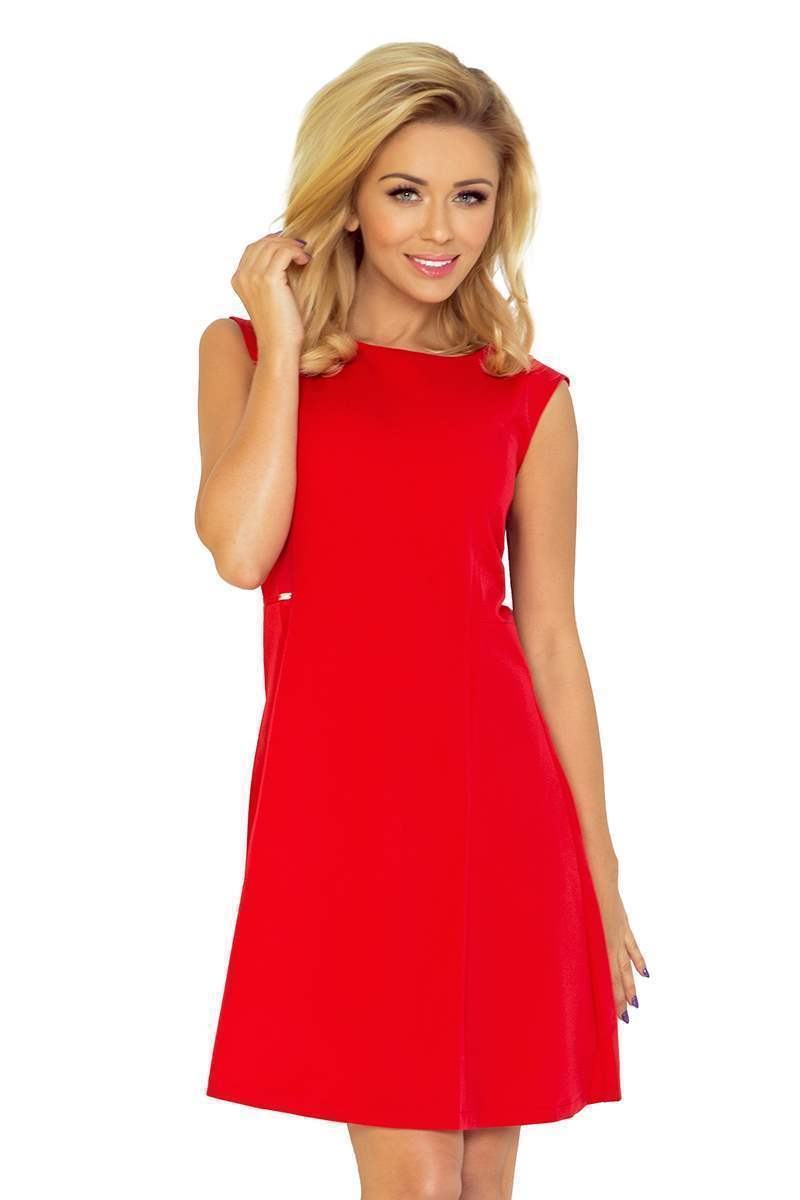 Trendovní dámské šaty Vedette červené 137-2
