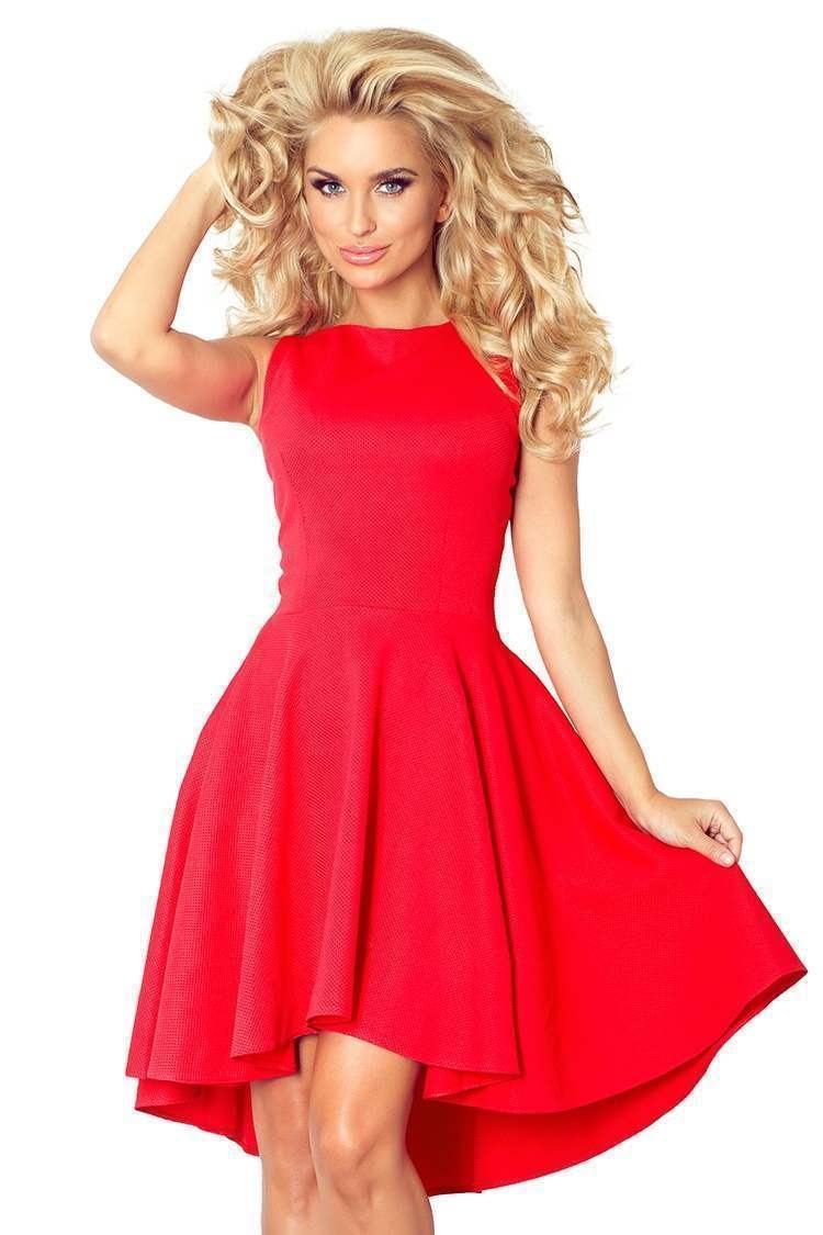 Atraktivní dámské šaty Nancy červené 66-12