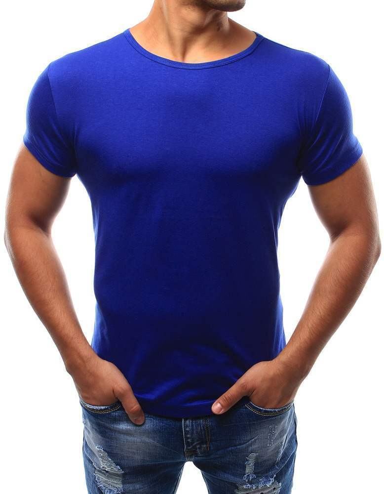 Klasické pánské tričko bledě modré rx2577