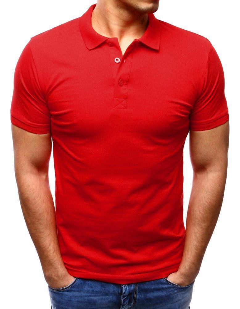 Pánské polo tričko červené px0189