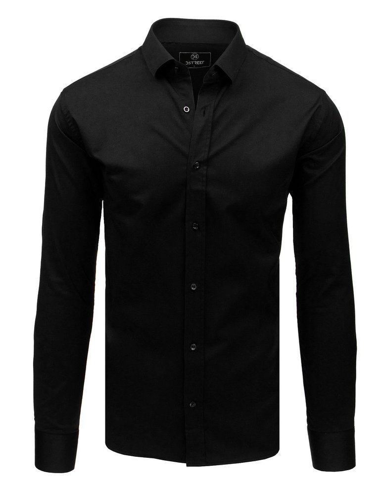 Elegantní pánská košile černá vdx1779