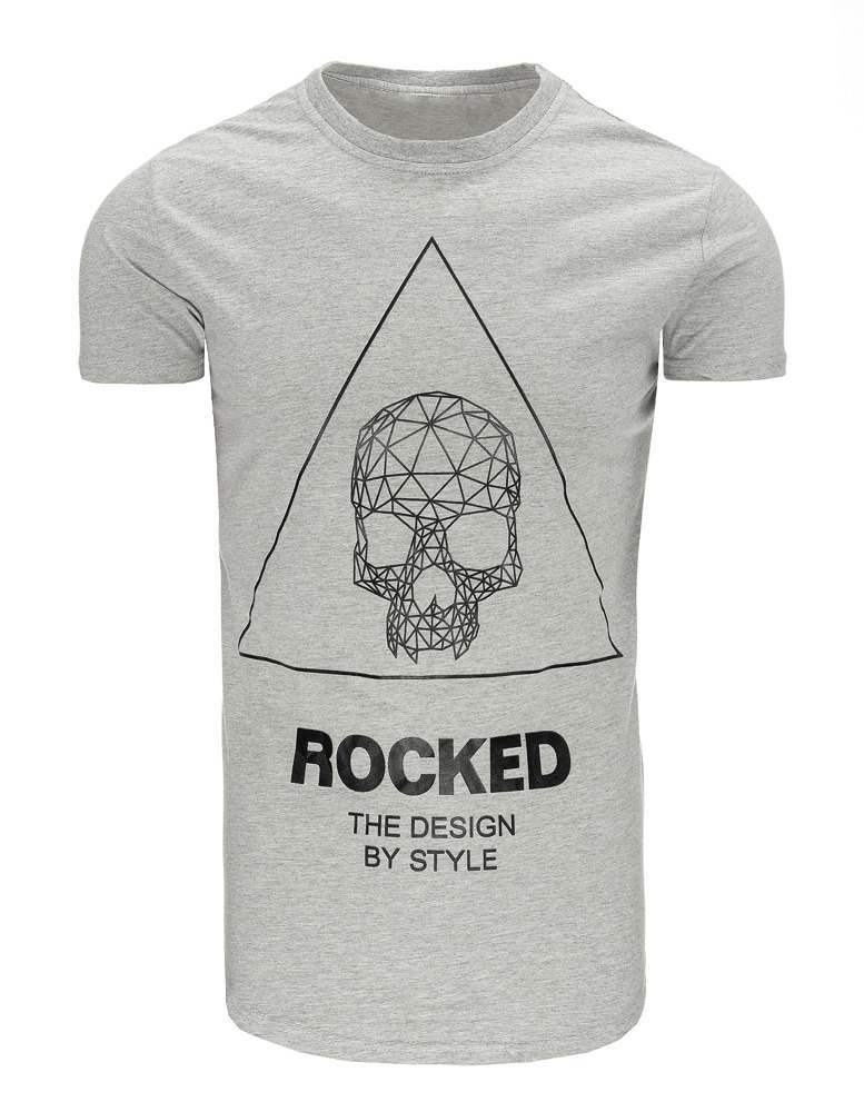 Pánské tričko Rocked šedé rx2115