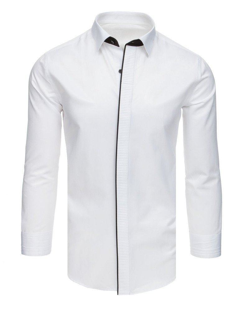 Smokingové pánská košile bílá dx1741