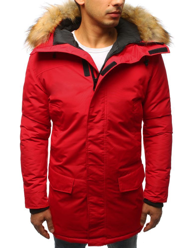 Pánská zimní bunda červená vtx2438
