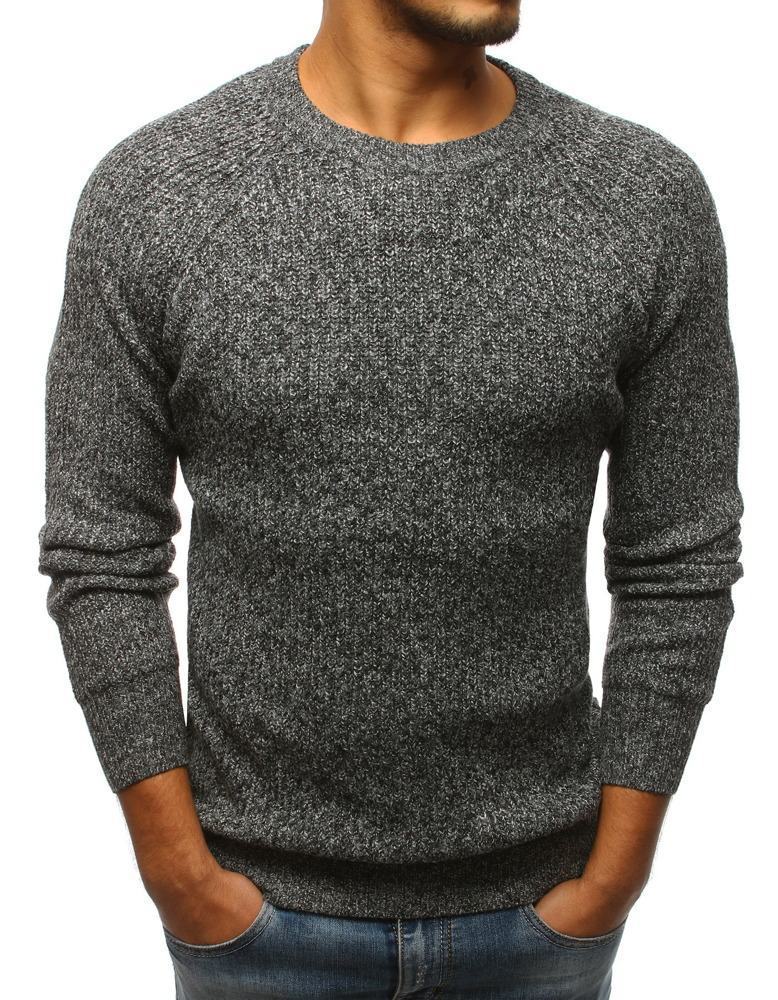 Trendy pánský šedý svetr wx1099