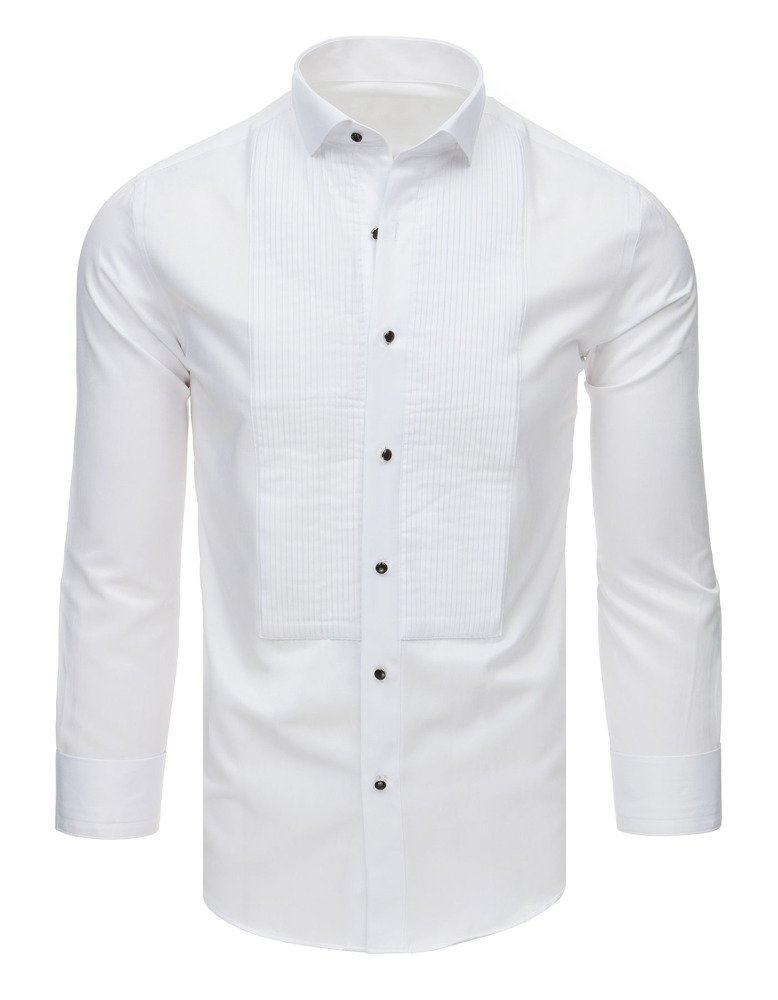 Pánská smokingové košile bílá dx1746