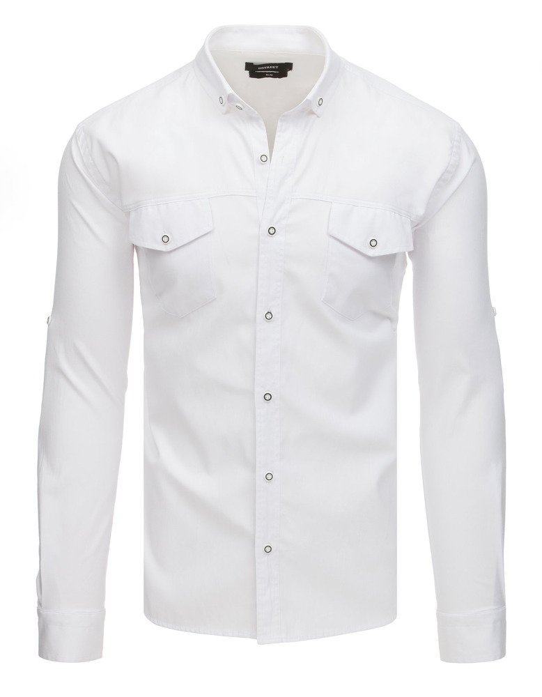 Klasická pánská košile bílá dx1753