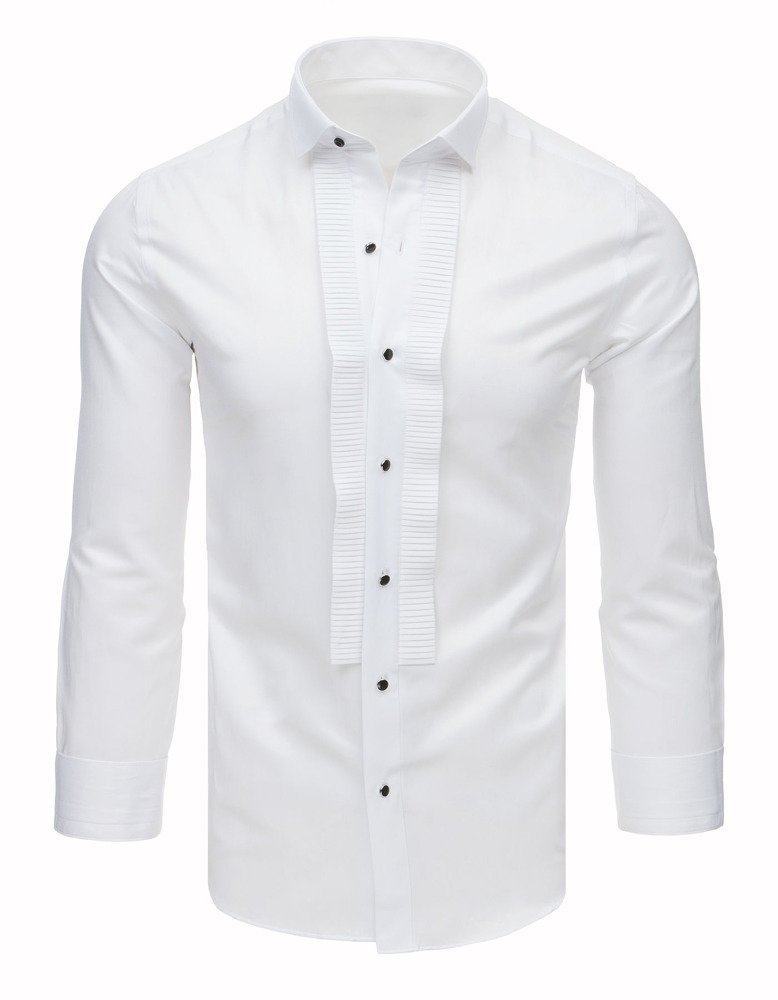 Pánská bílá smokingové košile dx1744